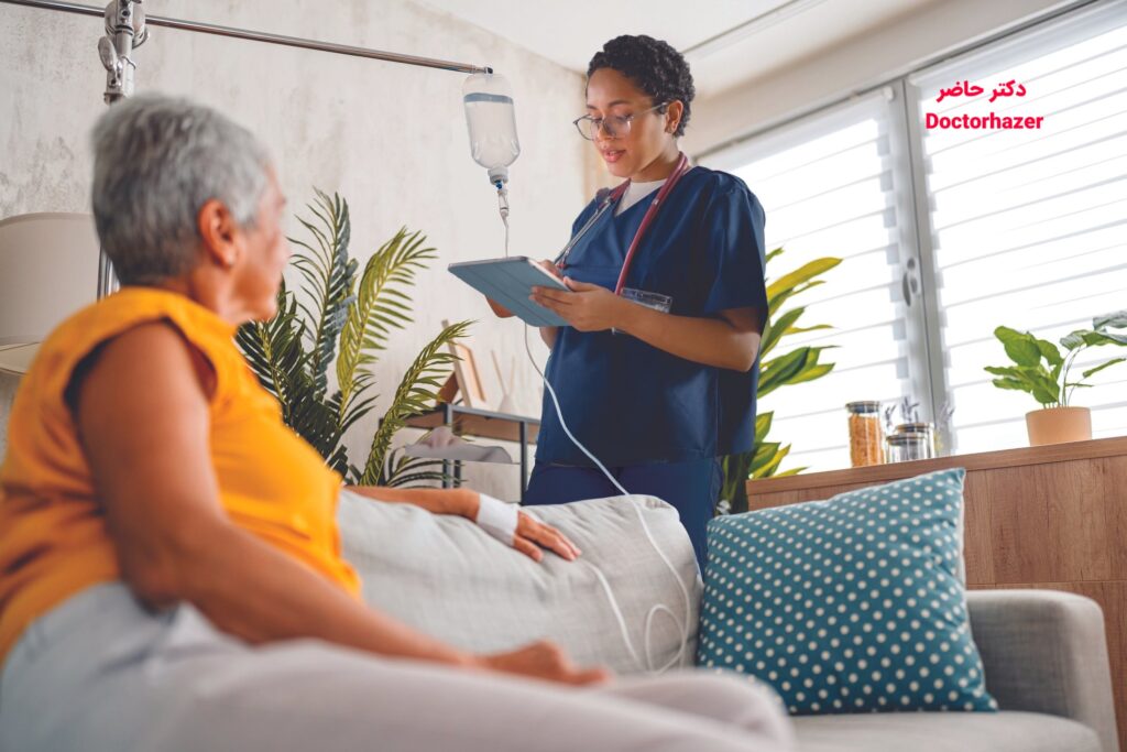 خدمات سرم تراپی برای سالمندان